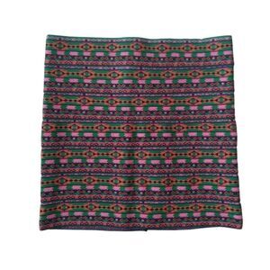 Pleasure Doing Business Multicolor Abstract Festival Rave Bandage Mini Skirt